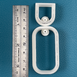Emporte-pièce en forme de rectangle et goutte (différentes d
