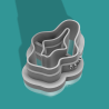 Cutter in the shape of organic (Different available sizes).