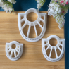 Cutter in the shape of hand fan (Different available sizes).