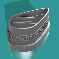Cutter in form van drop (Verschillende beschikbare maten).