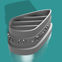 Cutter in form van drop (Verschillende beschikbare maten).