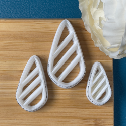 Cutter in the shape of drop (Different available sizes).