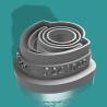 Cutter in the shape of half-oval and circle (Different avail
