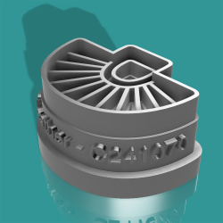 Cutter in form van waaier (Verschillende beschikbare maten).