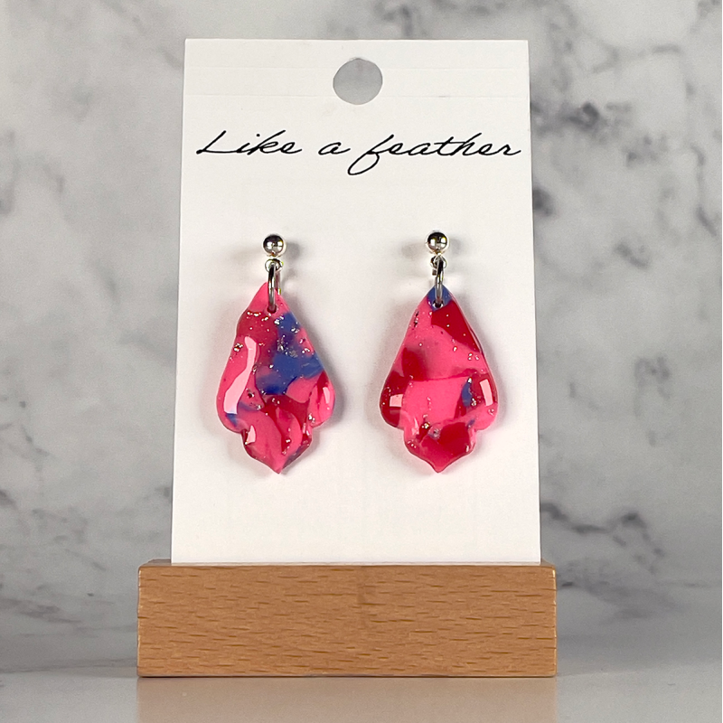 Boucles d'oreilles pendantes en forme d'amphore inversé, de