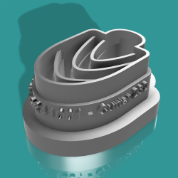 Cutter in the shape of half-oval with drop (Different availa