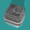 Cutter in the shape of square (Different available sizes).