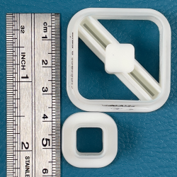Cutter in form van vierkant (38 x 38 mm).