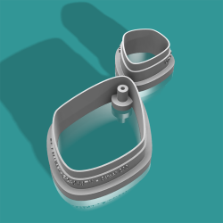 Cutter in the shape of drop (Different available sizes).