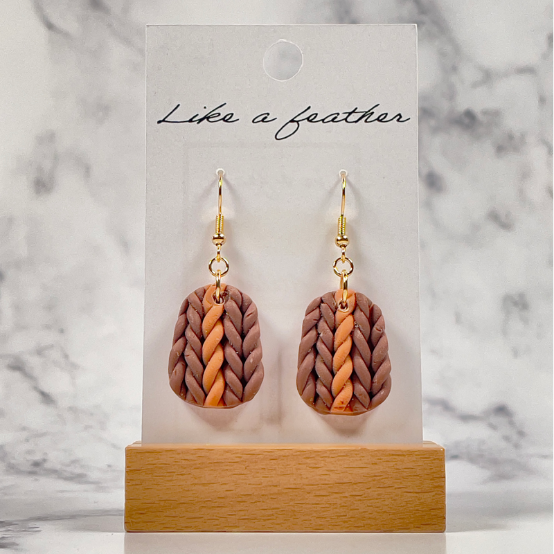Boucles d'oreilles pendantes en forme d'ovale, de couleurs m