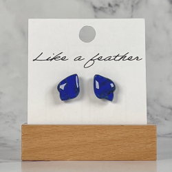 Boucles d'oreilles puces en forme d'amphore inversé, de coul