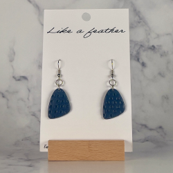 Boucles d'oreilles pendantes en forme de triangle, de couleu
